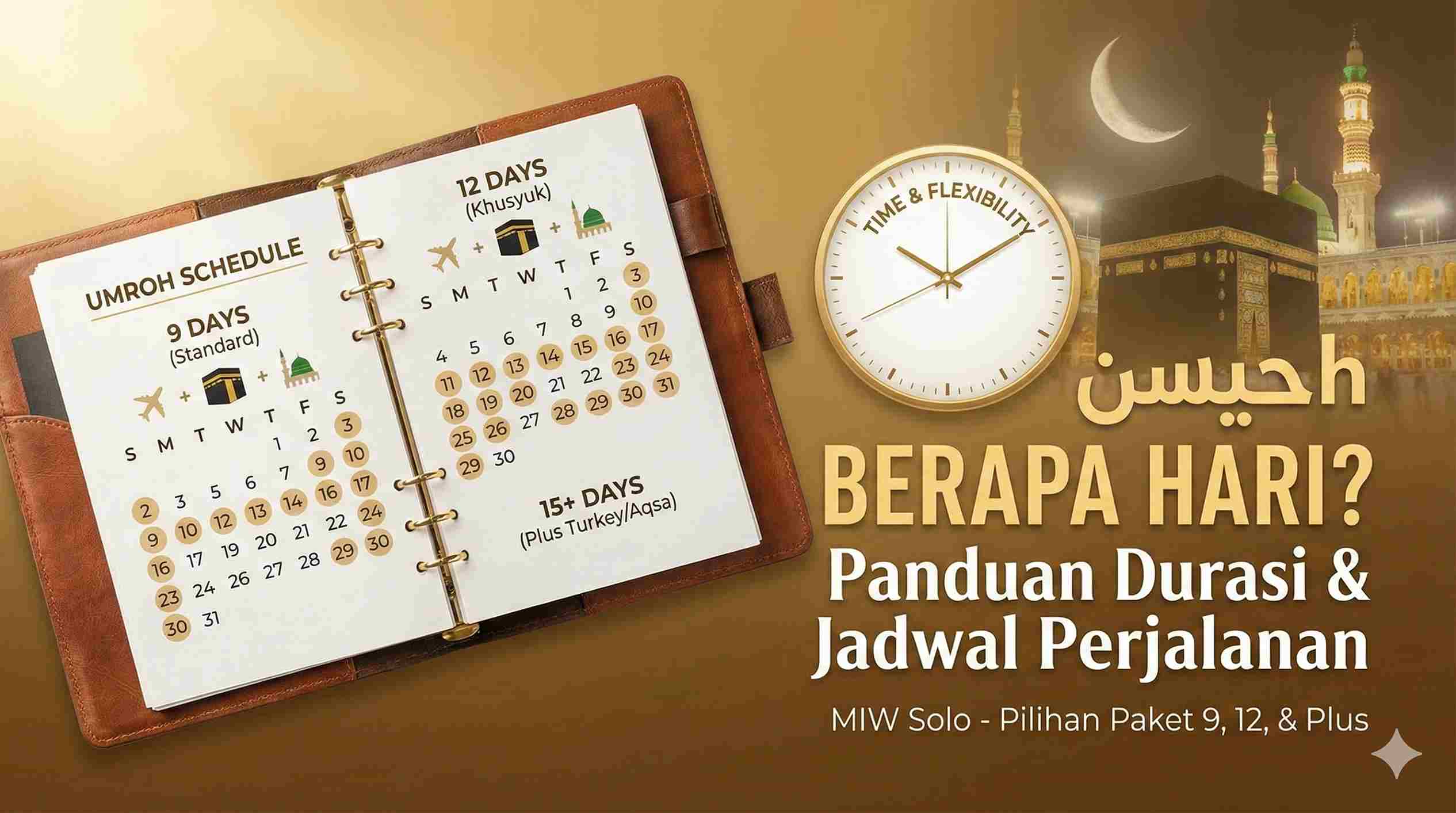 Umroh Berapa Hari Cek Durasi & Jadwal Perjalanan Terbaik